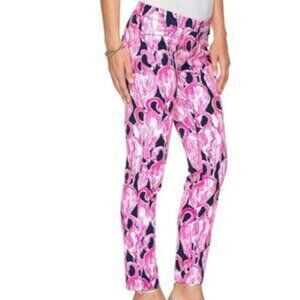 Lilly Pulitzer Kelly Ankle Length Pant Via Amor Pattern Size 4